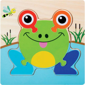 Quebra-cabeca Madeira Sapo-123641-71967