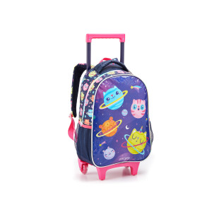 Kit Infantil Feminino | Mochila Infantil Com Rodas + Lancheira + Estojo-41432