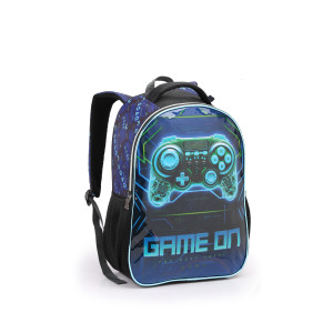 Kit Infantil Masculino | Mochila + Lancheira + Estojo + Garrafa + Mosquetão-42086