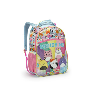 Kit Infantil Feminino | Mochila + Lancheira + Estojo + Garrafa + Mosquetão-42095