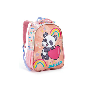 Kit Infantil Feminino | Mochila + Lancheira + Estojo + Garrafa + Mosquetão-42101-57358