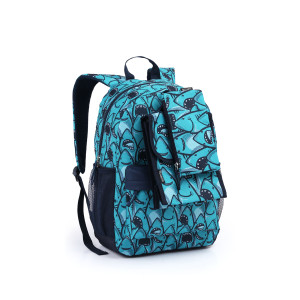 Kit Infantil Misto | Mochila + Lancheira + Estojo + Garrafa + Mosquetão-42104-25422