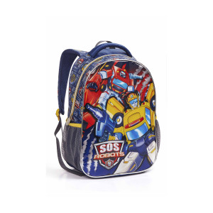 Mochila Infantil Masculina 17" | única