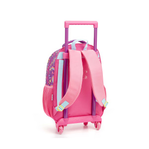 Mochila Infantil Feminina 17" Com Rodas-42171-73064