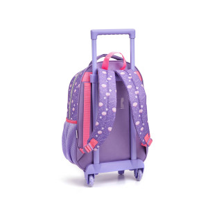 Mochila Infantil Feminina 17" Com Rodas-42179-28722