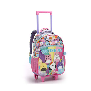 Mochila Infantil Feminina 17" Com Rodas + Lancheira-42187-63150