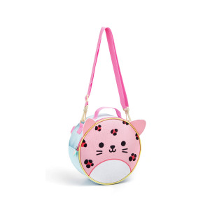 Mochila Infantil Feminina 17" Com Rodas + Lancheira | Diversos-42187-74997