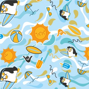 Saco De Presente Perola 257 Pinguin Surf 25x35cm 50un-1220100084-35601