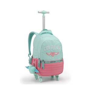 Mochila Feminina 18" Com Rodas | Diversos-42206
