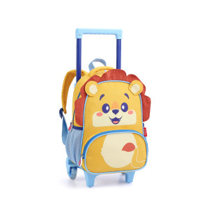 Mochila Infantil Masculina 13" Com Rodas-43179-36554