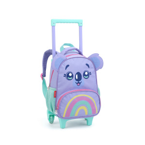 Mochila Infantil Feminina 13" Com Rodas-43184-12331