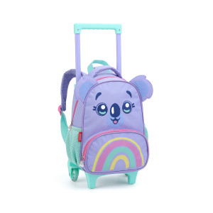 Mochila Infantil Feminina 16" Com Rodas-43185-17413