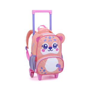Mochila Infantil Feminina 16" Com Rodas
