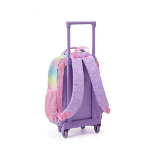 Mochila Infantil Feminina 17" Com Rodas-43206-70103