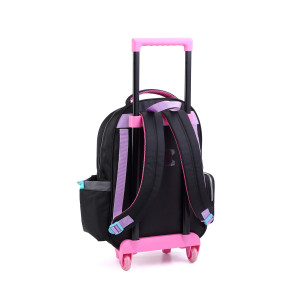 Mochila Infantil Feminina 17" Com Rodas-43212-76330