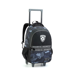 Mochila Infantil Masculina 18" Com Rodas-43221-83666