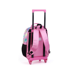 Mochila Infantil Feminina 17" Com Rodas-43241-49216