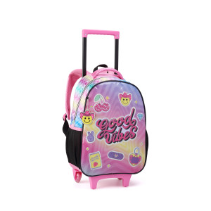 Kit Infantil Feminino | Mochila Infantil Com Rodas + Lancheira + Estojo