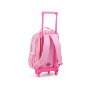 Mochila Infantil Feminina 17" Com Rodas-43253-15728