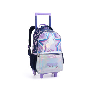 Kit Infantil Feminino | Mochila Infantil Com Rodas + Lancheira + Estojo-43269