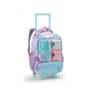 Kit Infantil Feminino | Mochila Infantil Com Rodas + Lancheira + Estojo-43277