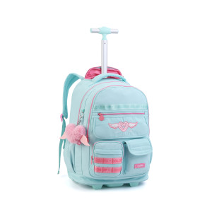 Mochila Laptop Feminina 18" Com Rodas