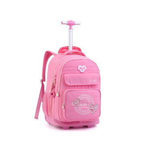 Mochila Feminina 18" Com Rodas-43347-44845