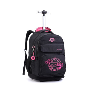 Mochila Feminina 18" Com Rodas-43347-83317