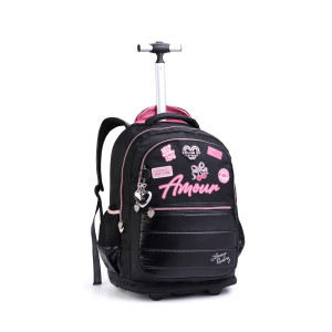 Mochila Feminina 18" Com Rodas-43359-38364