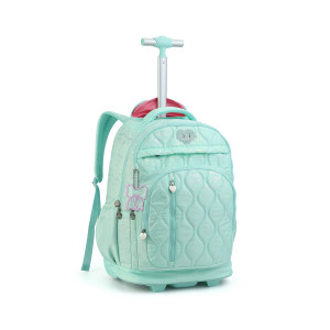 Mochila Laptop Feminina X" Com Rodas