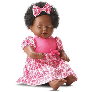 Boneca Com Mecanismo Talk Baby Negra-123673-11229