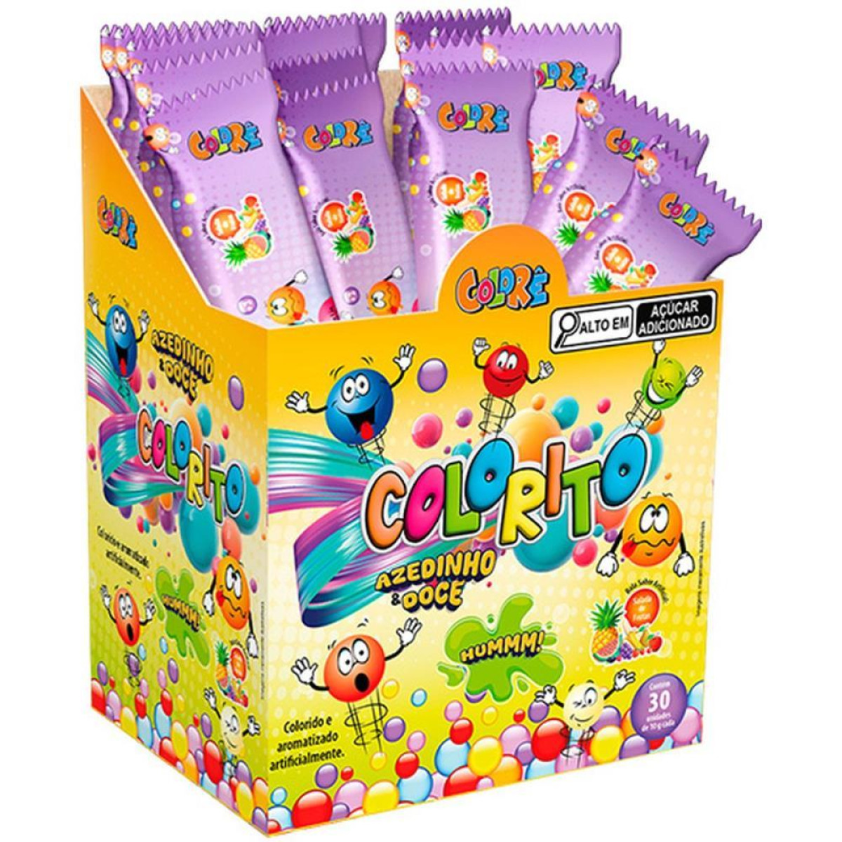 Doce Colorito Bala Sabor Salada Fru-119300-28970