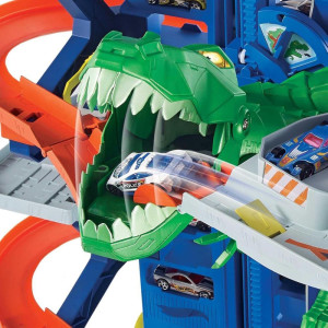 Hot Wheels Pista City Ultimate Garage Robo T-rex-121376-43612