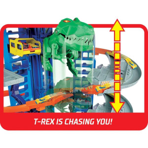 Hot Wheels Pista City Ultimate Garage Robo T-rex-121376-73230