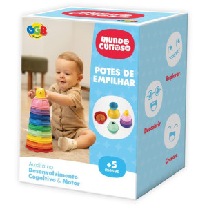 Brinquedo Educativo Potes De Empilhar-119772-24261