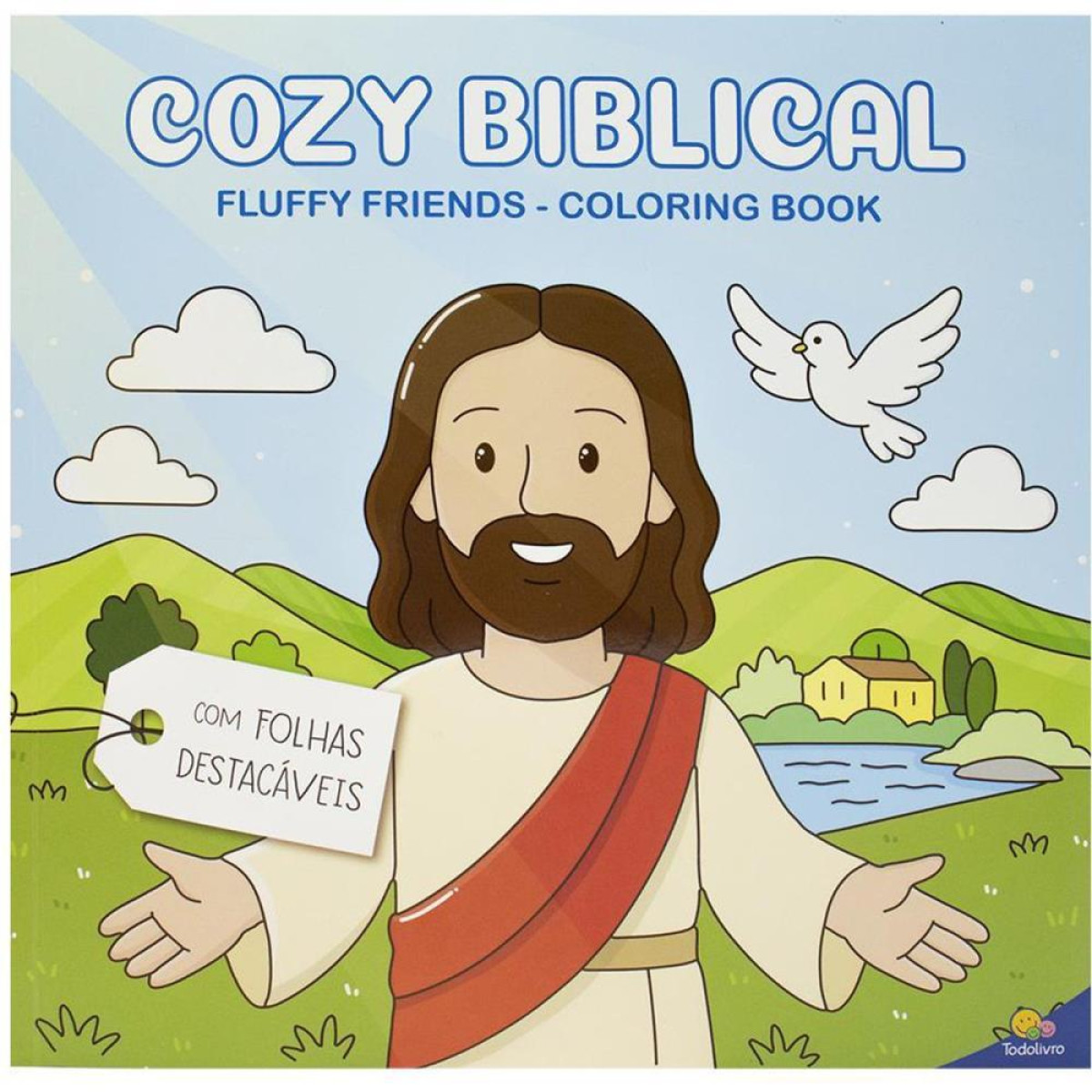 Livro De Colorir Fluffy Friends Cozy biblical-122789-13620