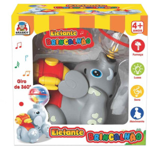Brinquedo Para Bebe Elefante Brincalhao C/luzes E-119777-41379