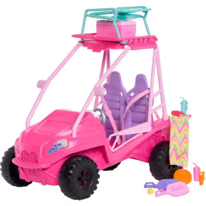 Barbie Family Buggy De Praia Rosa