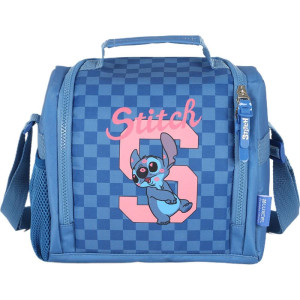 Lancheira Termica Stitch Mao/ombro Azul