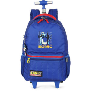 Mochila Com Rodinha Sonic Azul G