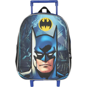 Mochila Infantil Com Rodinha Batman Preto
