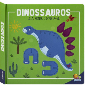 Livro Brinquedo Ilustrado Monte E Divirta-se! Dinossauro-123816-19550