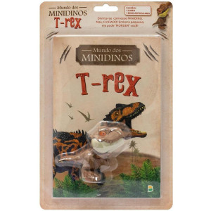 Livro Brinquedo Ilustrado Mundo Dos Minidinos: T-rex
