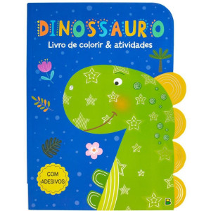 Livro Infantil Colorir C/ativ. Dinossauro 21,5x28 40p