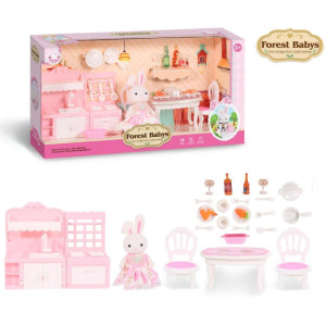 Casinha De Boneca Forest Babys Cozinha Encantada-123796-65134