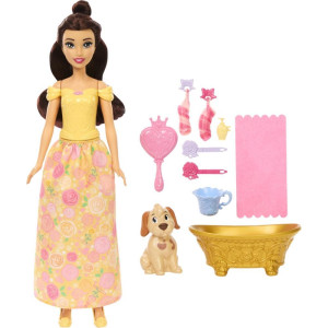 Boneca Disney Princesa Bela Com Cachorrinho-121250-13984