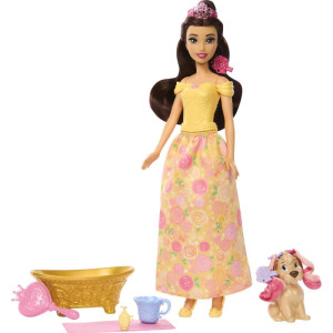 Boneca Disney Princesa Bela Com Cachorrinho