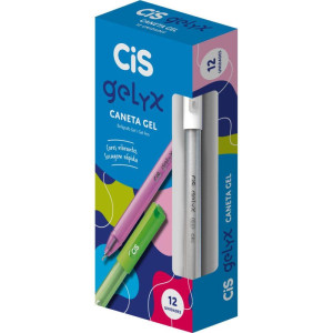 Caneta Gel Cis Gelyx Branca 0,8 Mm