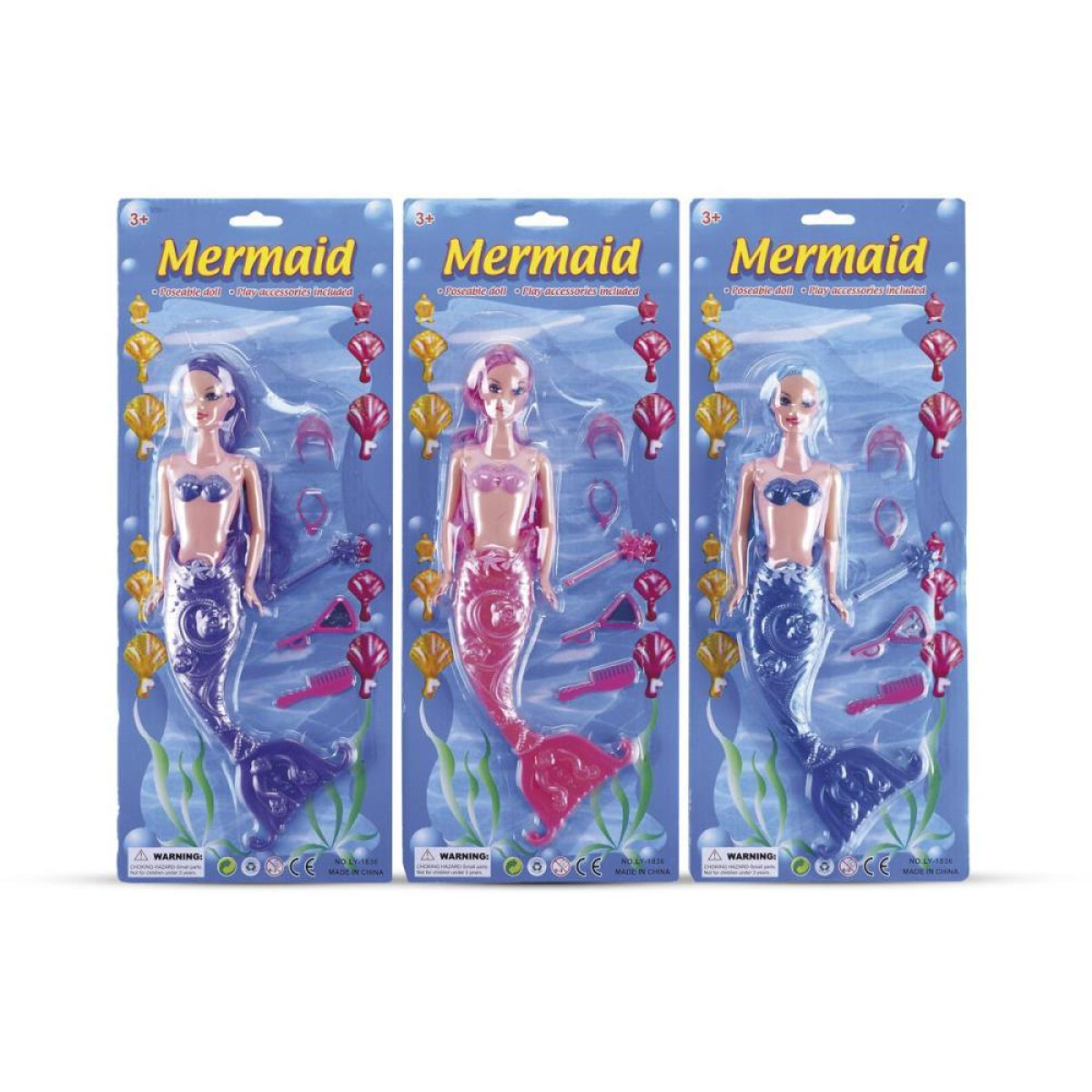 Boneca Boneca Sereia Blister-123587-68609