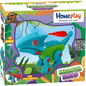 Brinquedo Para Montar Anquilossauro Monta E Desmonta-124030-93706